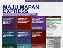 Tablet Screenshot of majumapanexpress.com